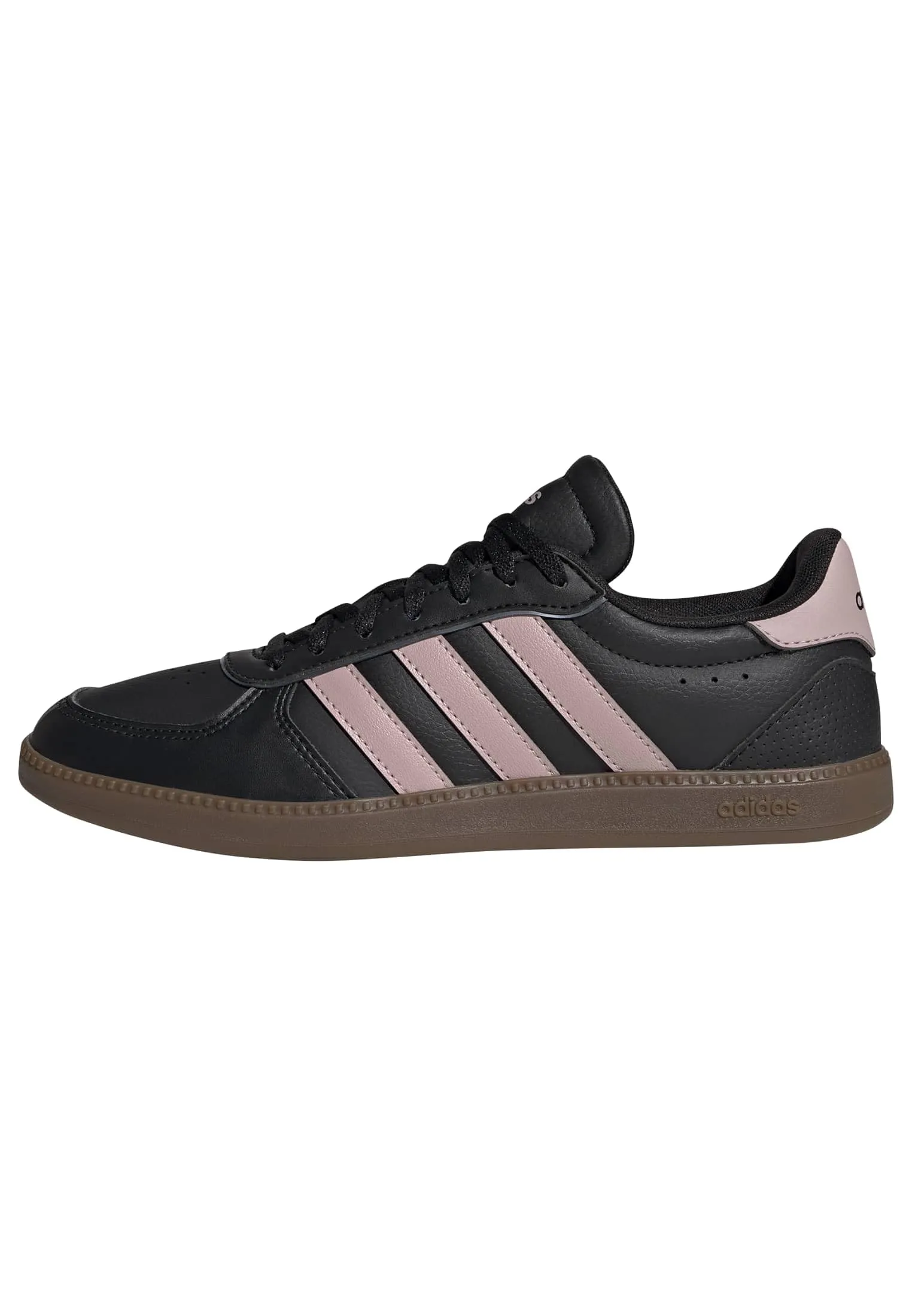 adidas Donna Breaknet Sleek Shoes, Core Black/Dual Lilac/GUM5, 38 EU