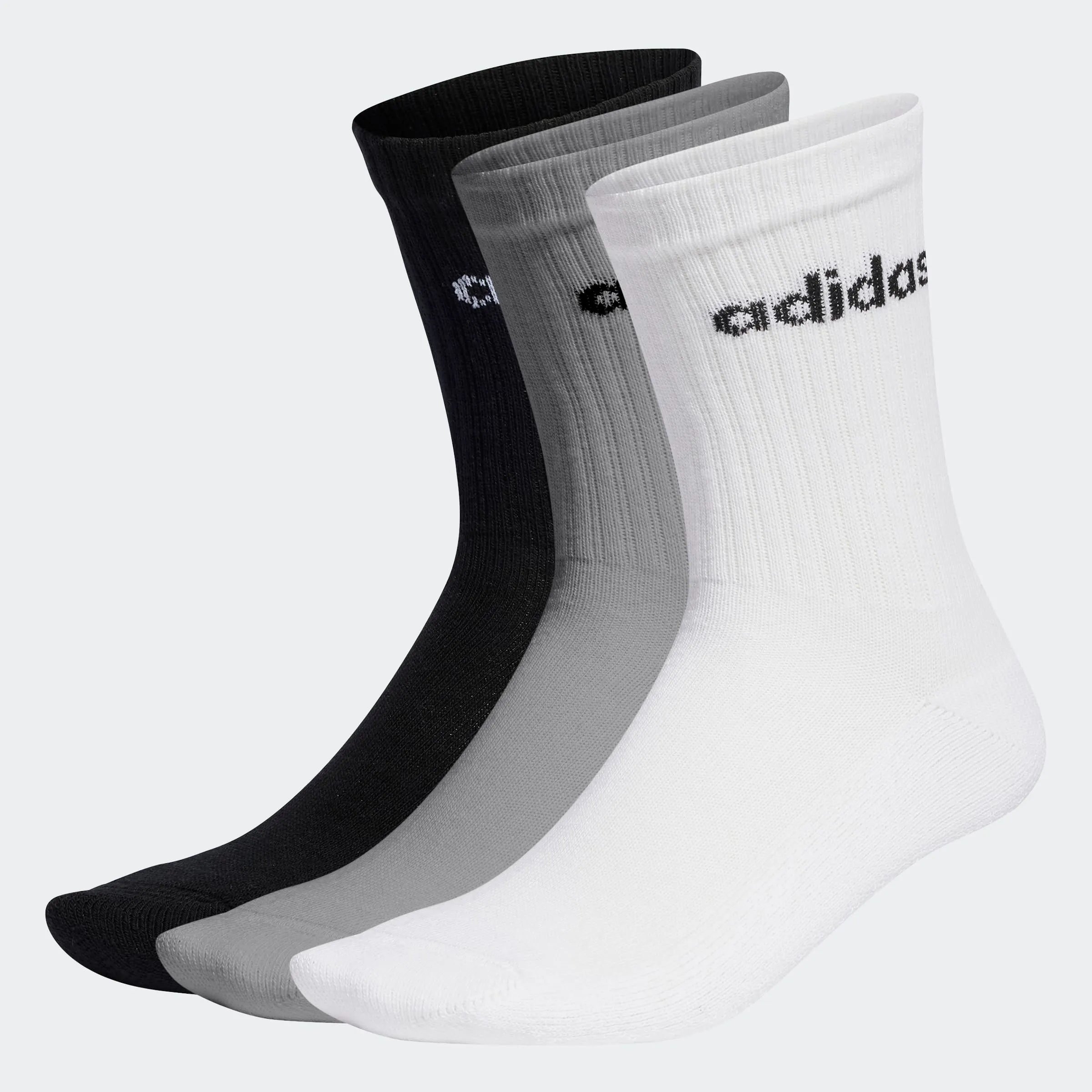 adidas Unisex Calze Linear Cushioned (3 paia)