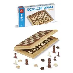 Gioco Scacchi e Dama pieghevole 53481