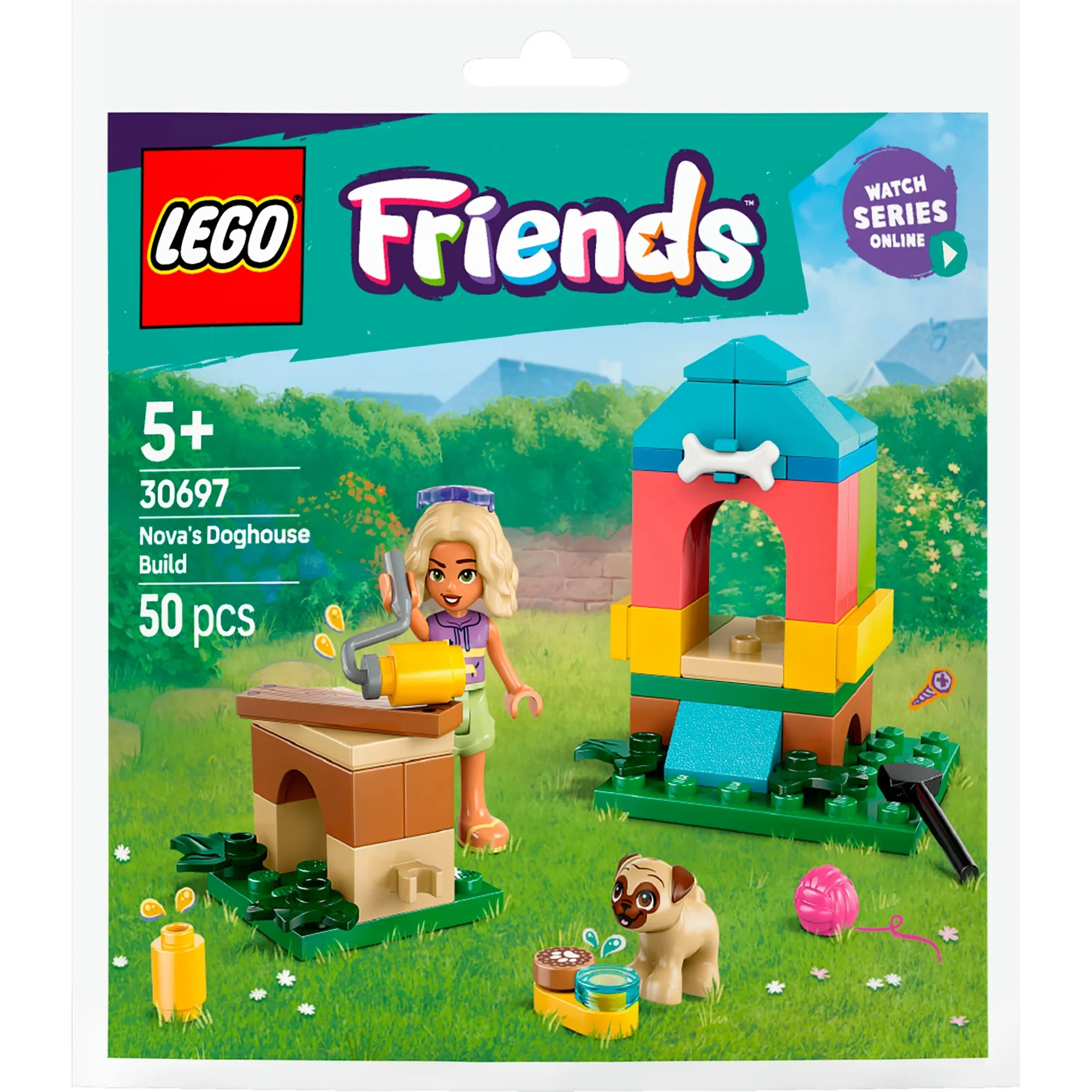 Friends Nova costruisce una cuccia, Giochi di costruzione
