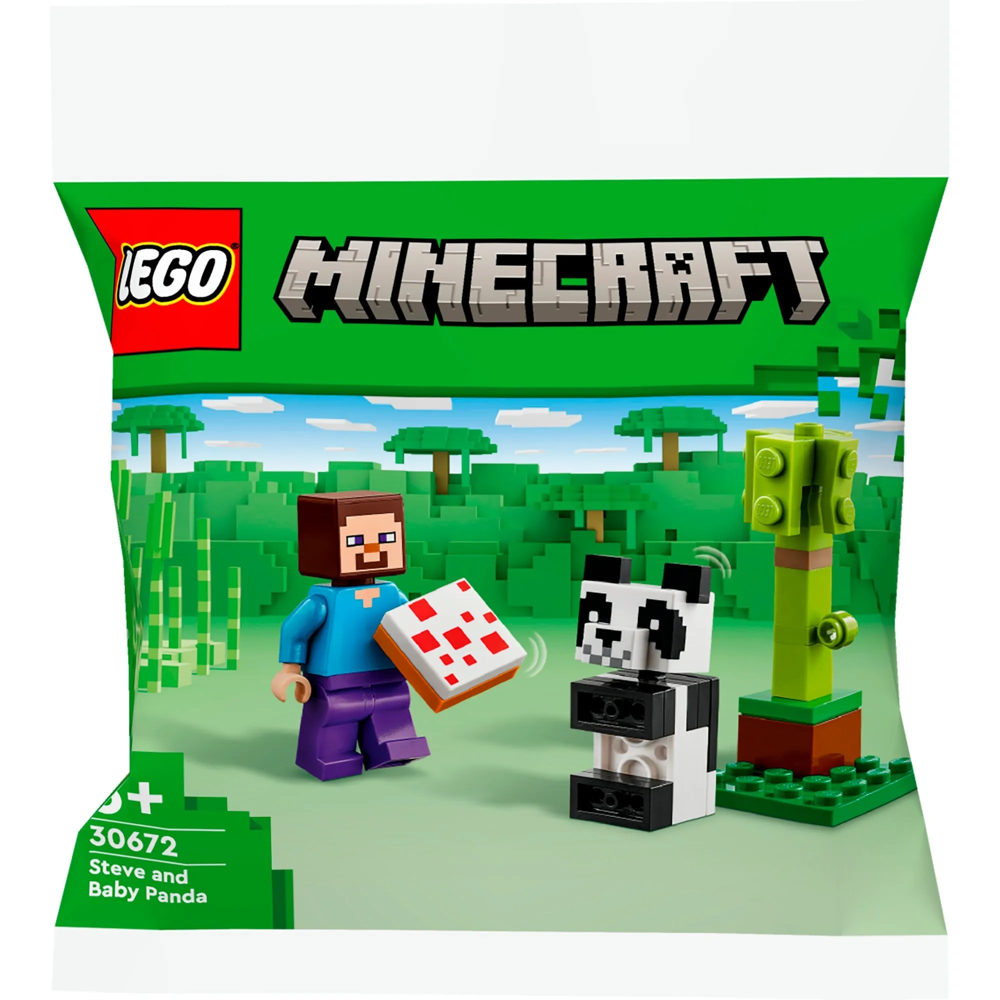 Minecraft Steve e Baby Panda, Giochi di costruzione