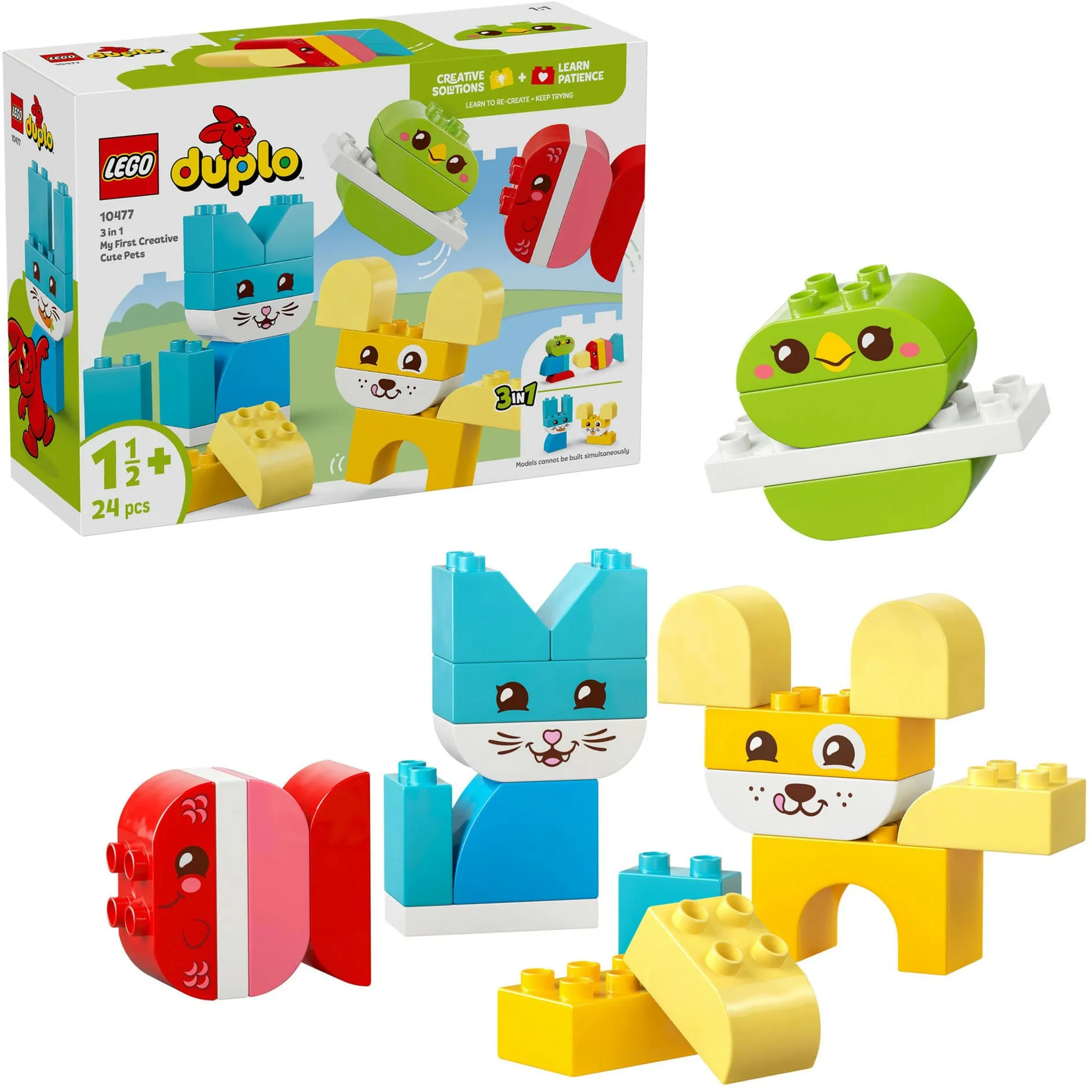 DUPLO 3-in-1 Animali Creativi, Giochi di costruzione