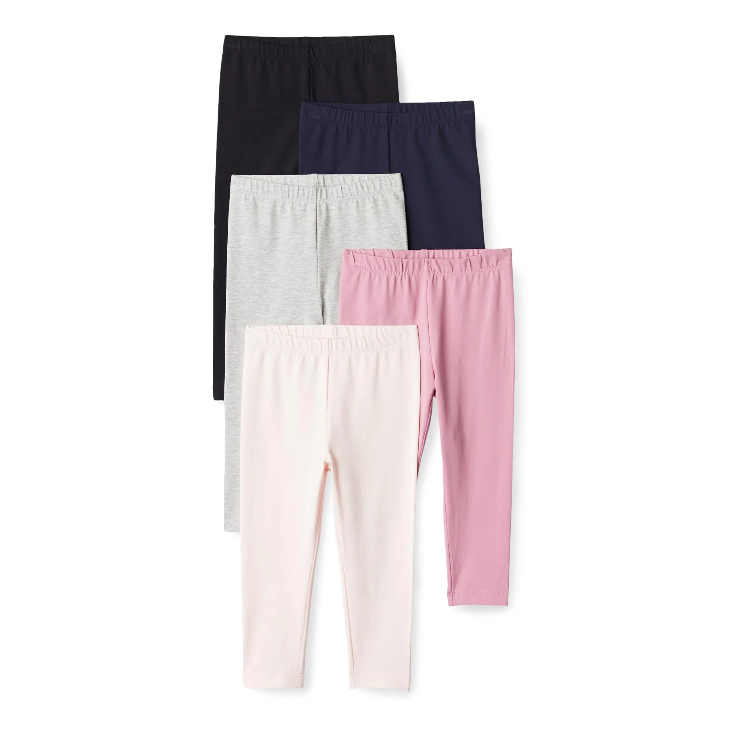 Amazon Essentials Leggings da Bambina, Multicolore Scuro, 4 anni