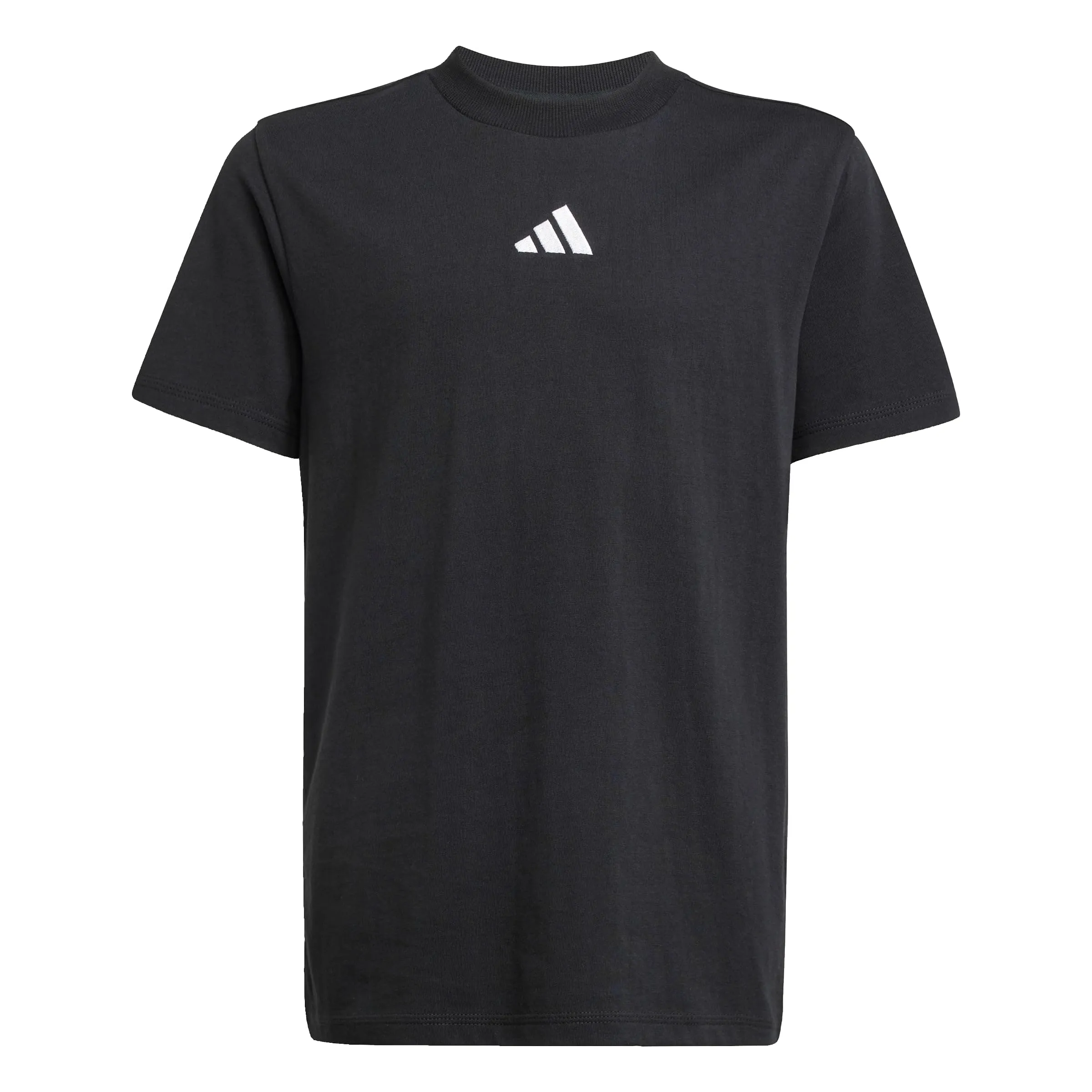 adidas ESSENTIALS T-SHIRT, T-shirt Unisex - Bambini, Black/White,