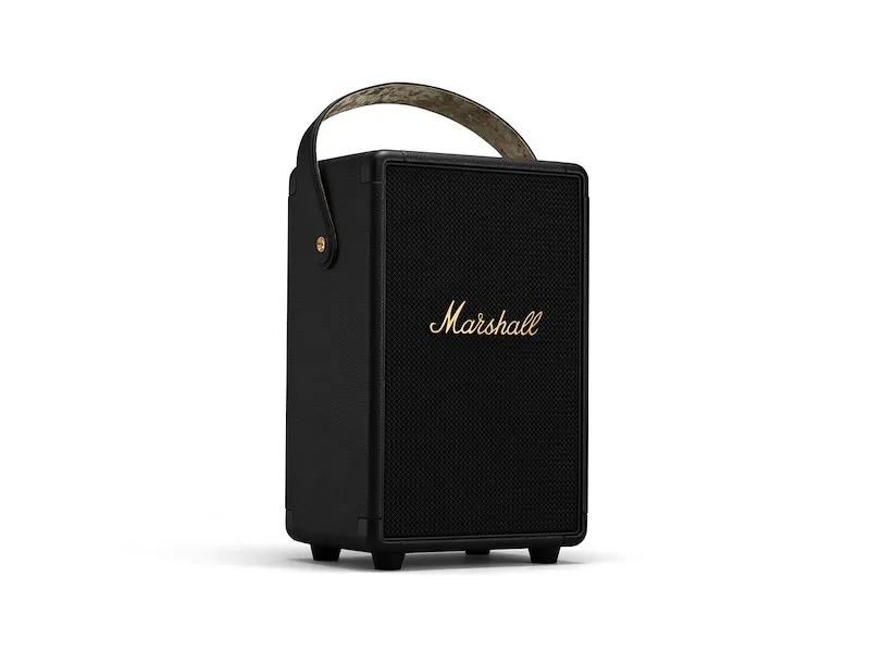 Marshall Mini Speaker Tufton Black & Brass Nero