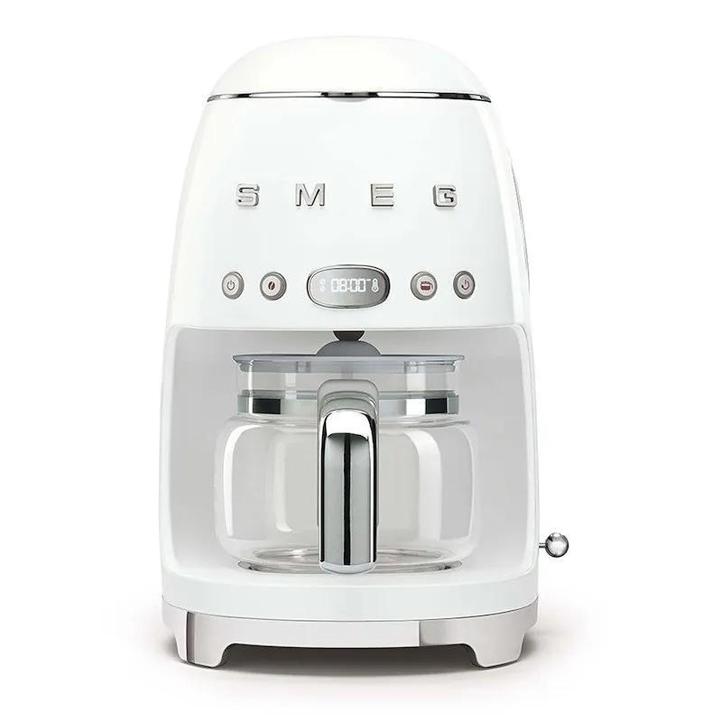 Smeg Macchina da Caffè Filtro 50's Style – Bianco LUCIDO – DCF02WHEU