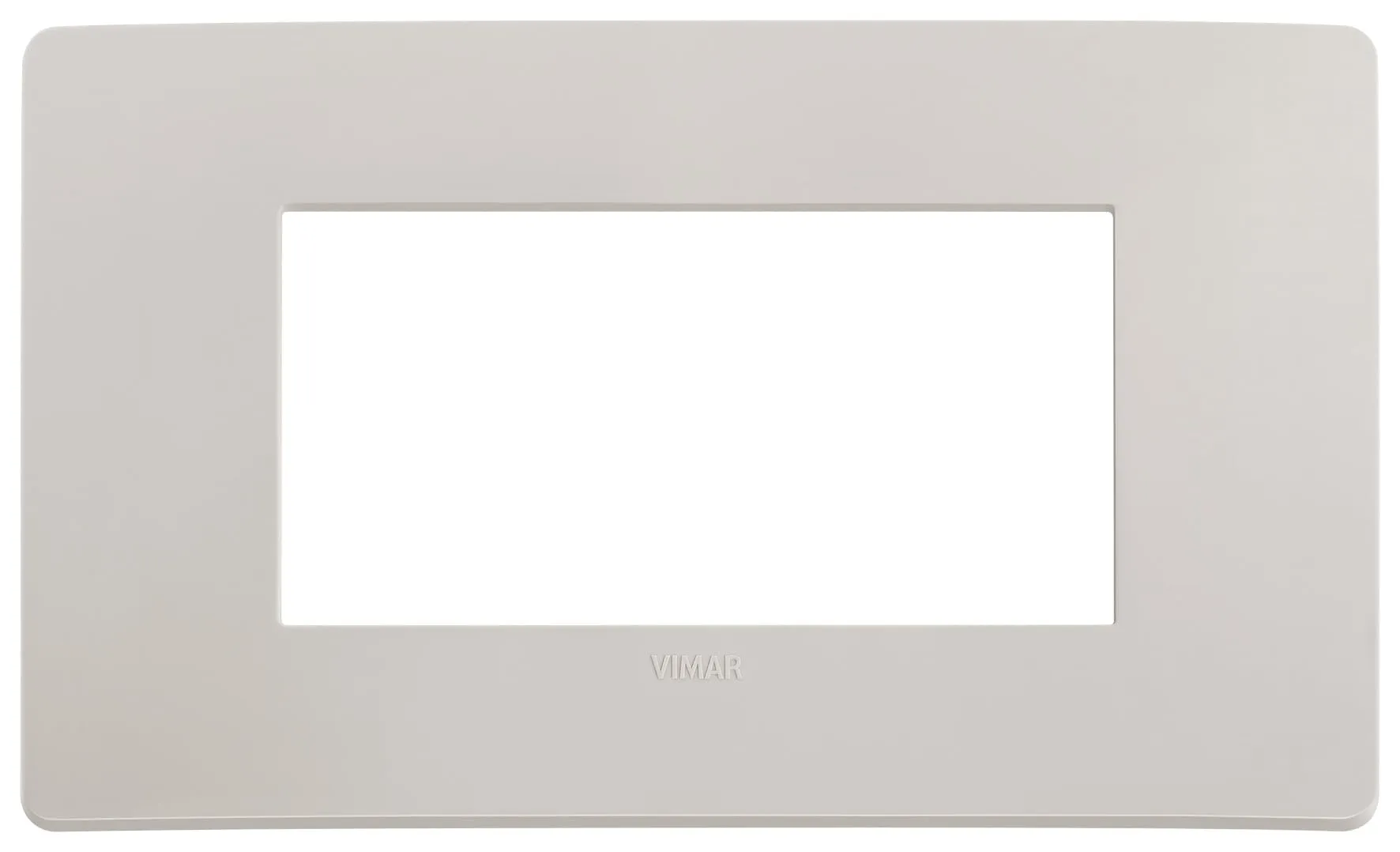 Vimar 14654U.13 Plana Up placca 4 mod centrali 14.7x8.6x0.98cm grigio dolom