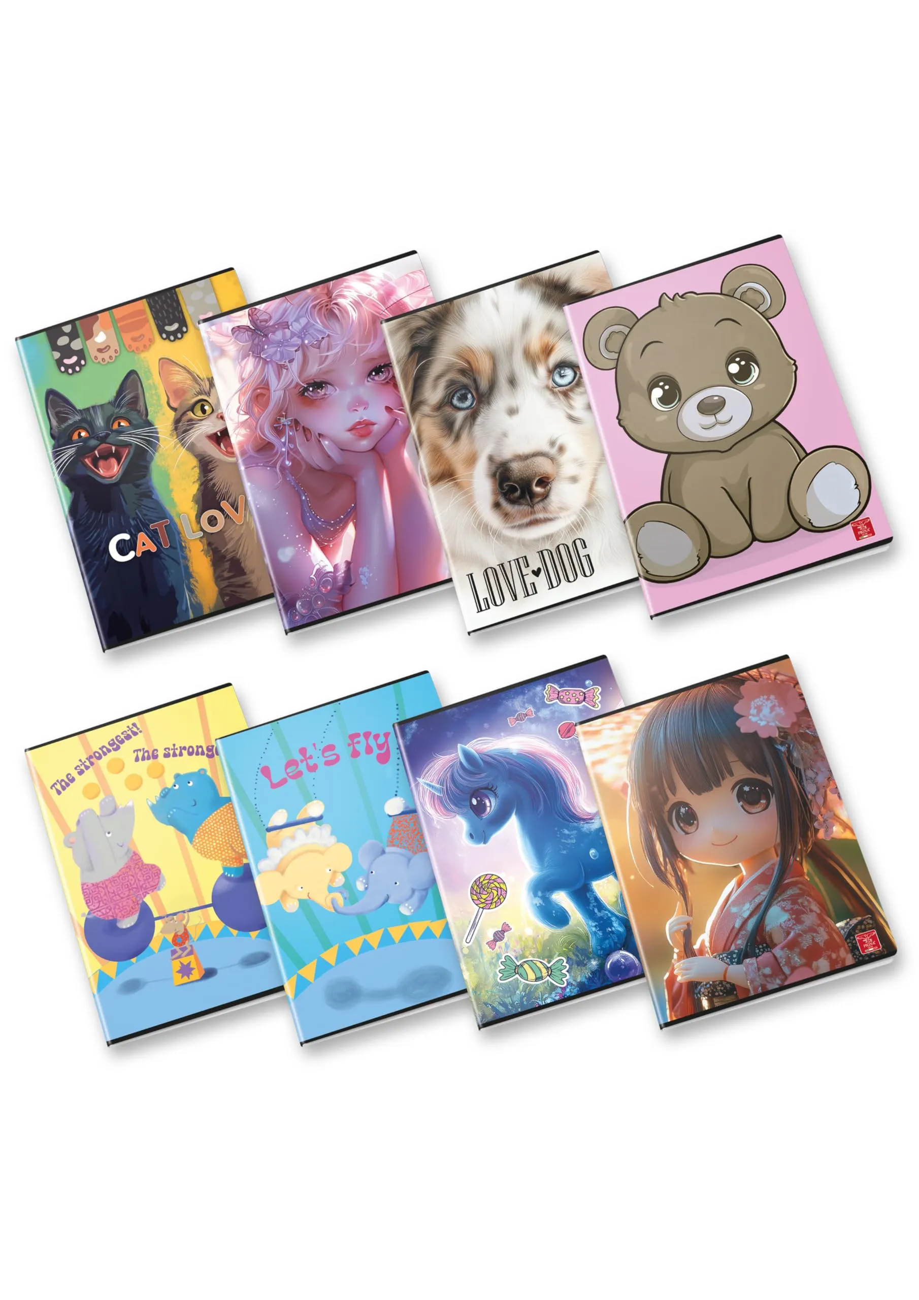 Pigna - Conf. 10 Maxi Quaderno A4 ASSORTIMENTO BIMBA