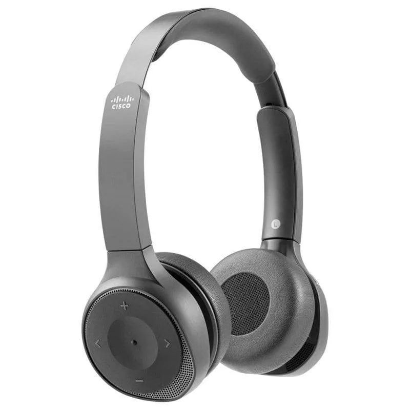 Cuffie Cisco 730 Bluetooth USB con Cancellazione Attiva del Rumore Nero