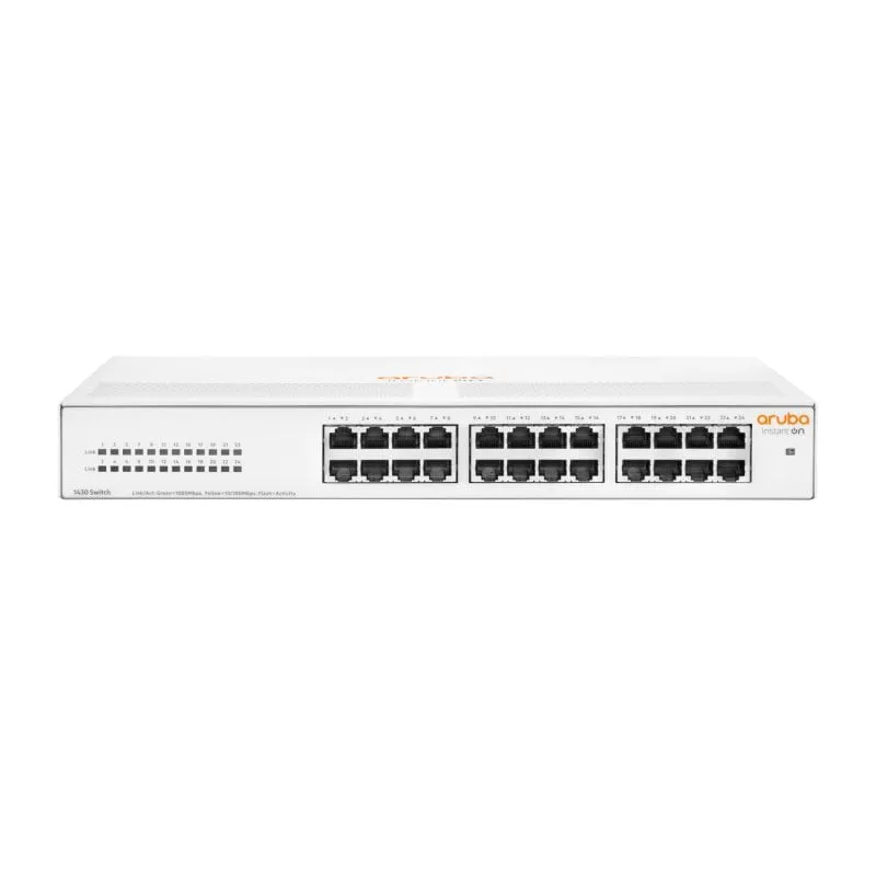 Switch L2 non gestito HPE Aruba Instant On 1430 con 24 porte Gigabit