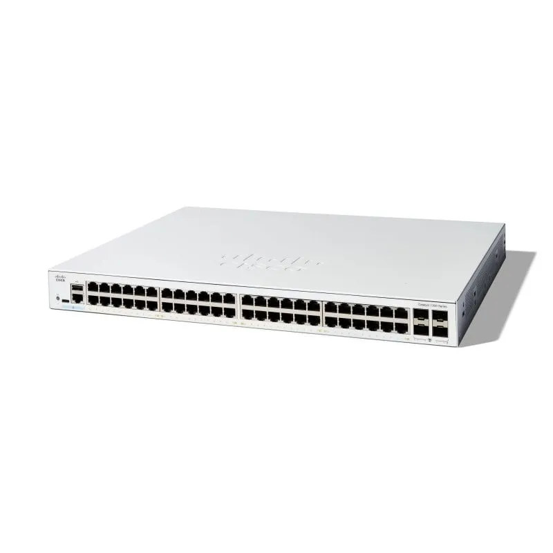 Switch Cisco 48 RJ-45 Ethernet 4 SFP L2/L3 1400 MHz 1024 MB AC Metallo bianco
