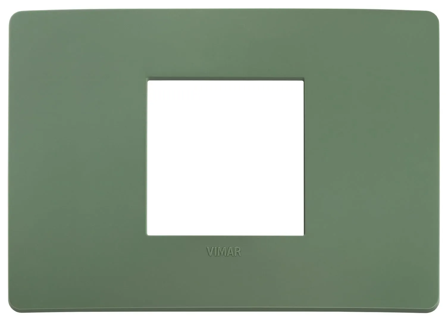 Vimar 14652U.17 Plana Up placca 2 mod centrali 12.3x8.6x0.97cm, salvia matt