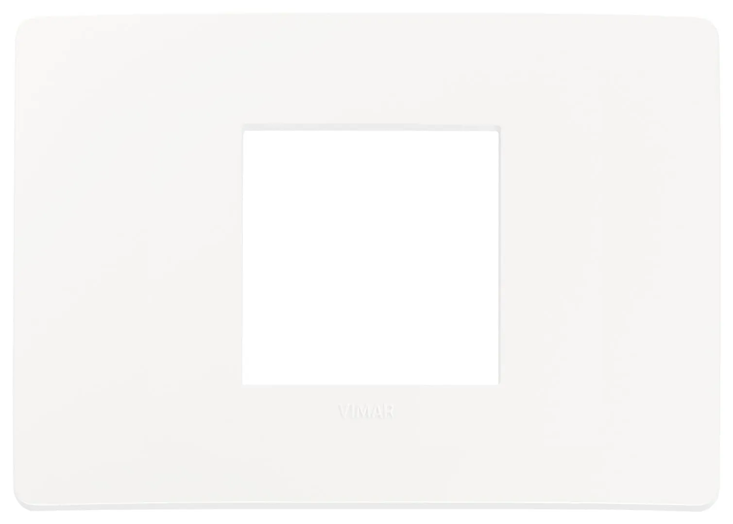 Vimar 14652U.11 Plana Up placca 2 mod centrali 12.3x8.6x0.97cm bianco matt