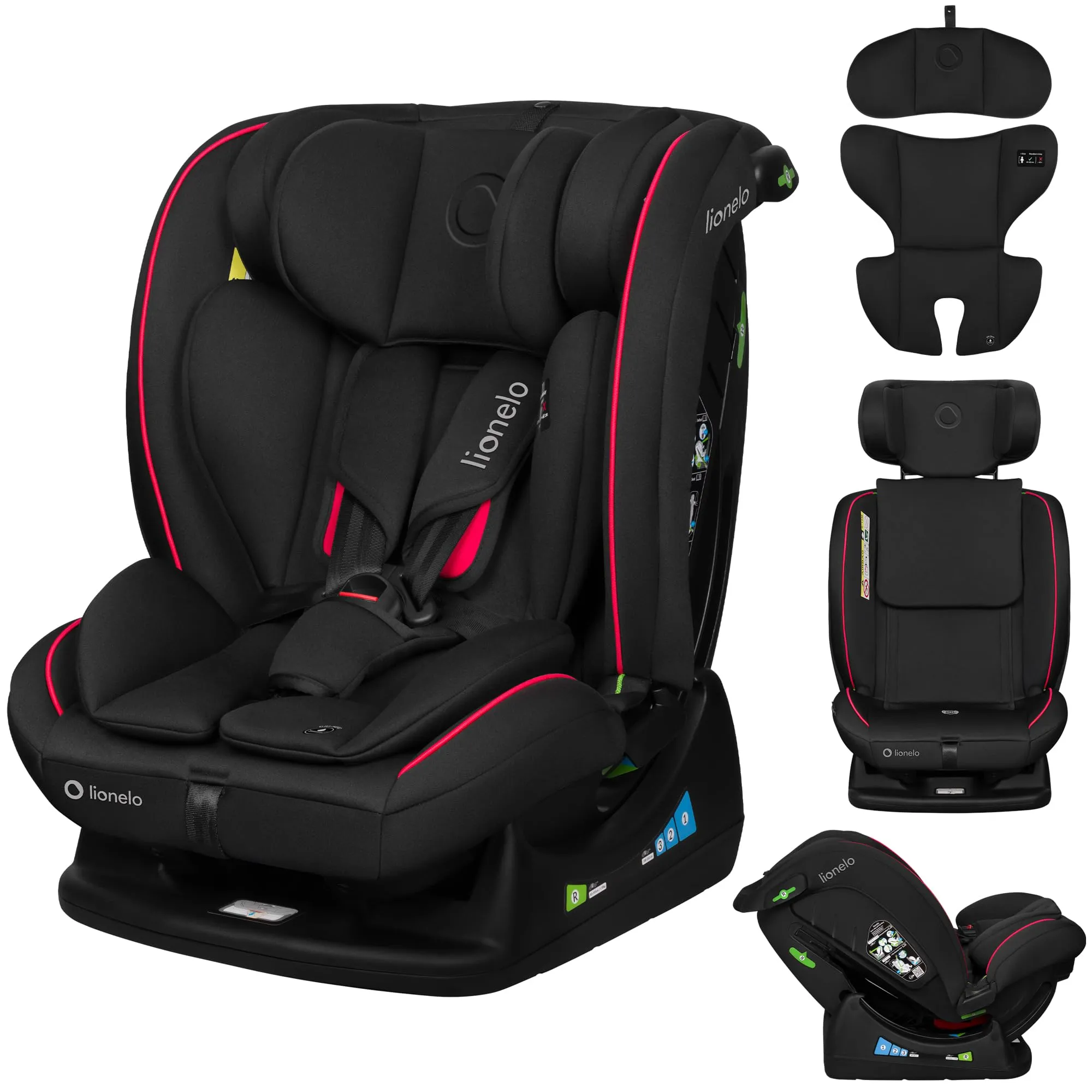LIONELO AART I-SIZE Seggiolino Auto Bambini 0-12 anni, L'ultima Norma R129
