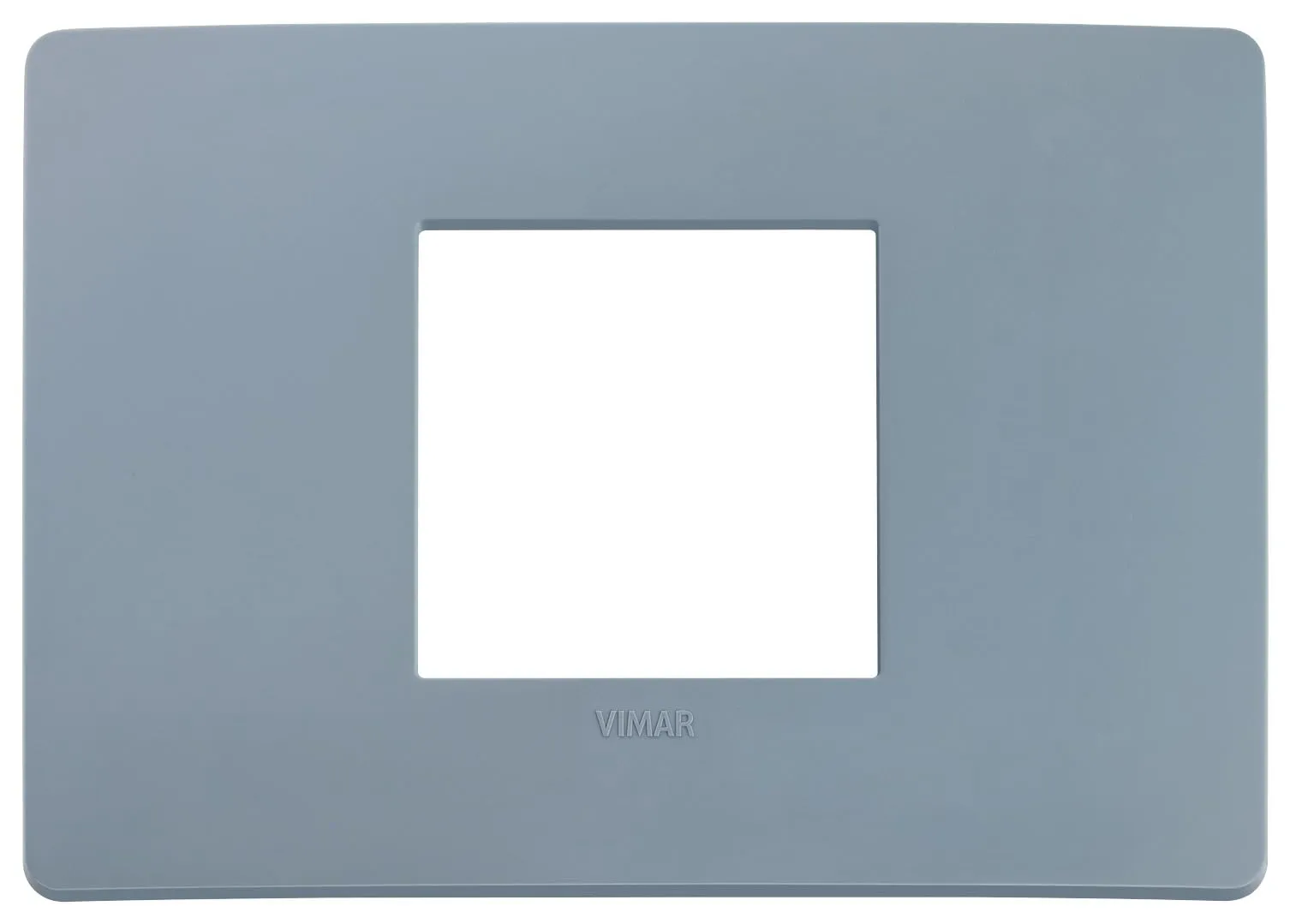Vimar 14652U.16 Plana Up placca 2 mod centrali 12.3x8.6x0.97cm, grigio avio