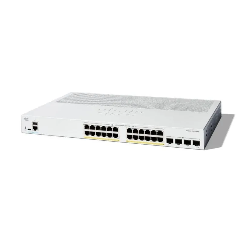 Switch Gestito Cisco Catalyst 1200 28 Porte Gigabit Ethernet PoE 195W Montaggio a Rack 1U
