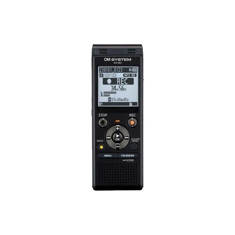 Microfono OM SYSTEM WS-883 USB stereo True Stereo con filtro antirumore 8GB