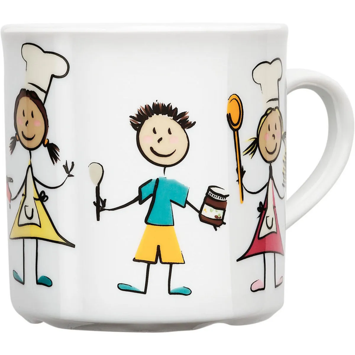 6x Stalgast Tazza per bambini da 0,25 litri; 8x8.2 cm (ØxH); multicolore; rotonda; 6 pz. / Pacco