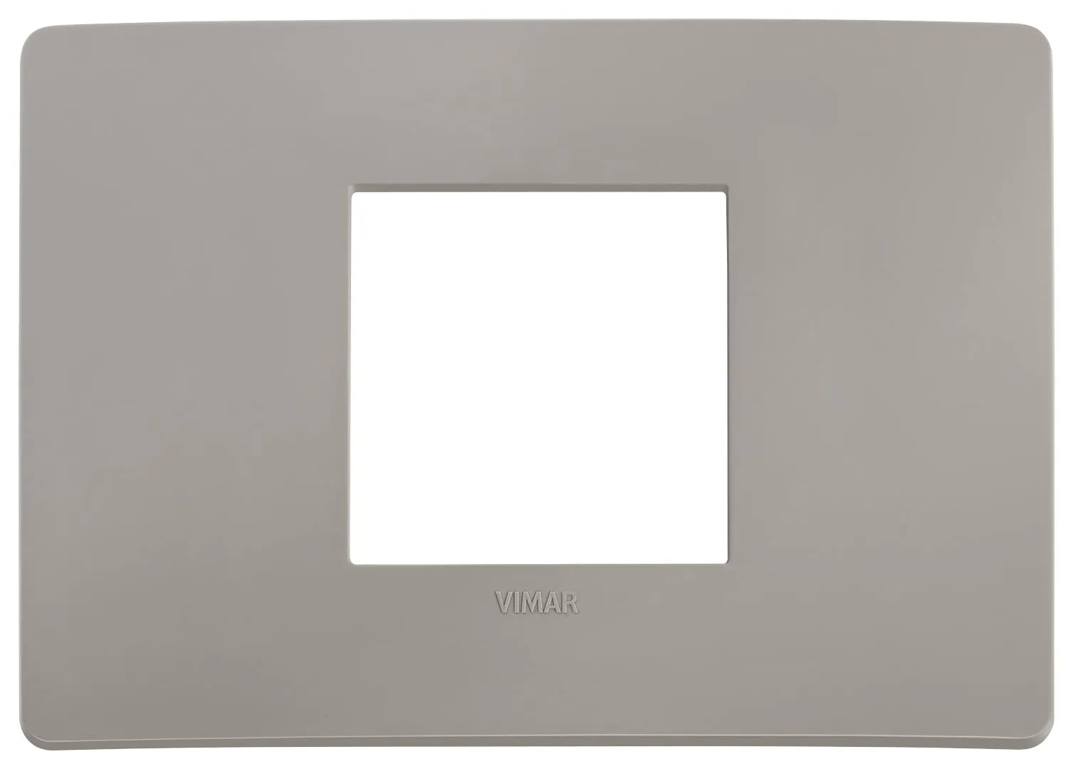 Vimar 14652U.14 Plana Up placca 2 mod centrali 12.3x8.6x0.97cm grigio cemen