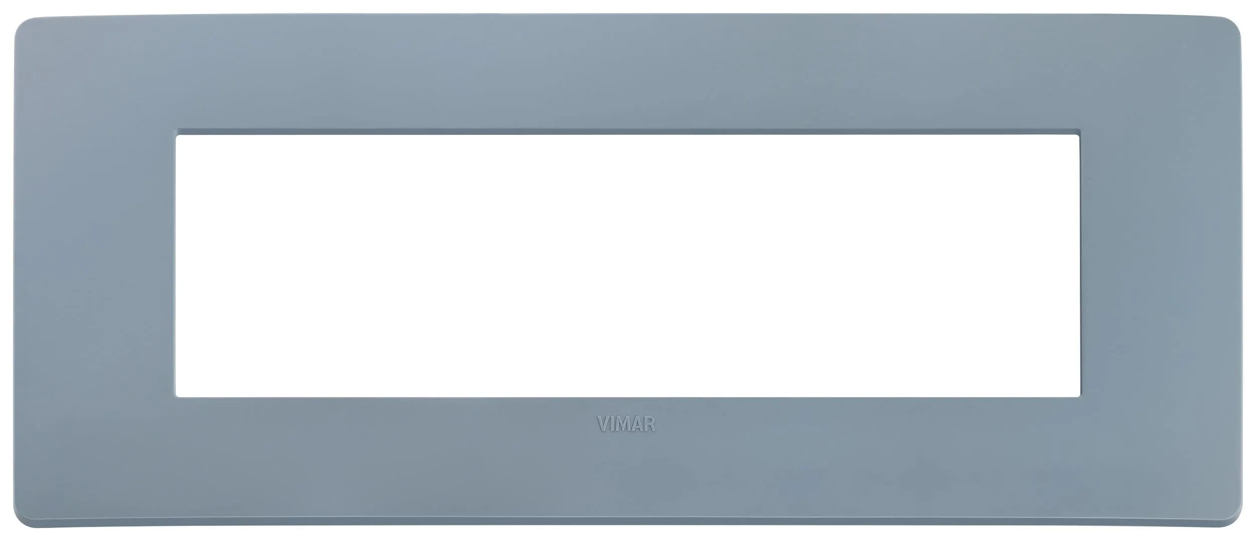 Vimar 14657U.16 Plana Up placca 7 moduli, 20.85x8.6x0.98cm, avio matt