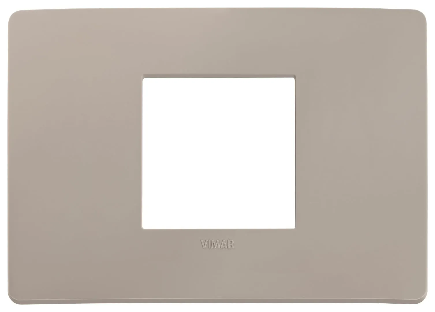 Vimar 14652U.15 Plana Up placca 2 mod centrali 12.3x8.6x0.97cm tortora matt
