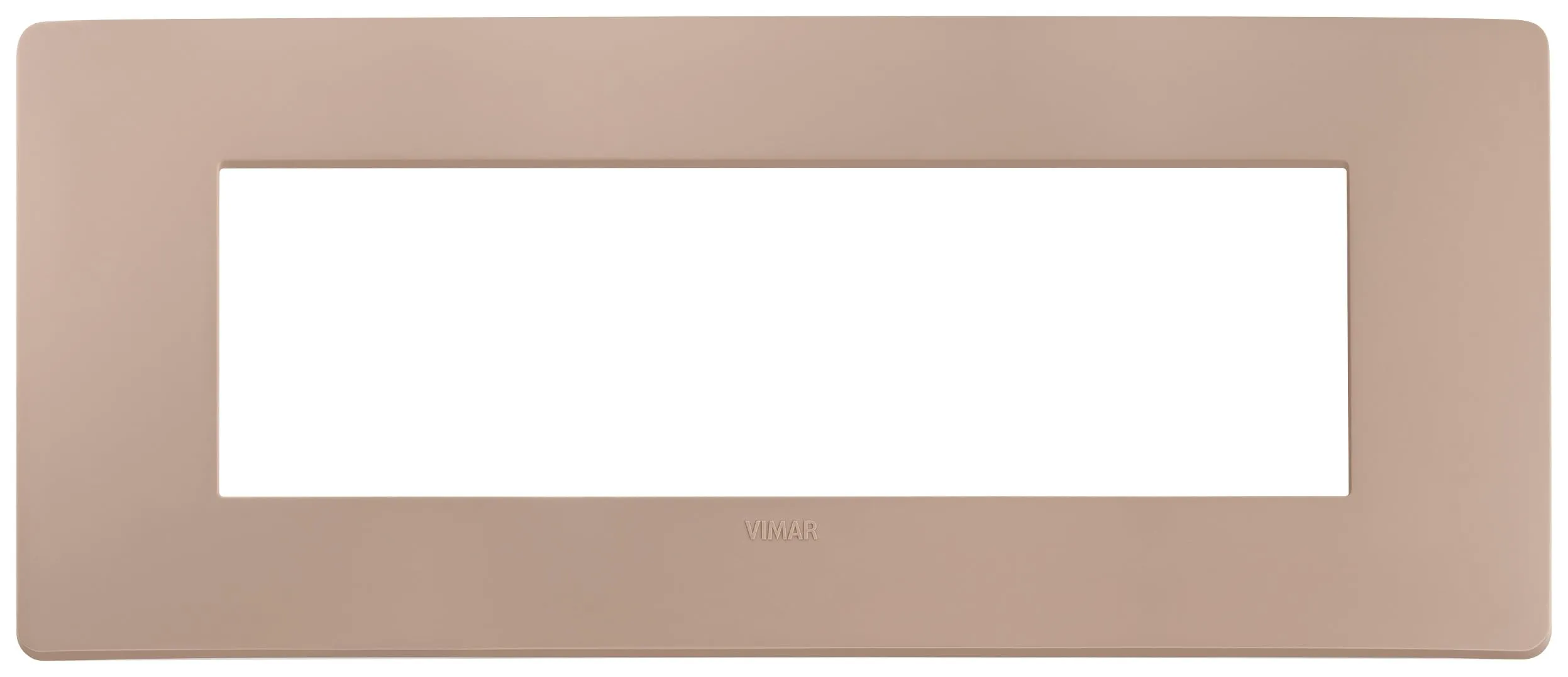 Vimar 14657U.18 Plana Up placca 7 moduli, 20.85x8.6x0.98cm, terracotta matt