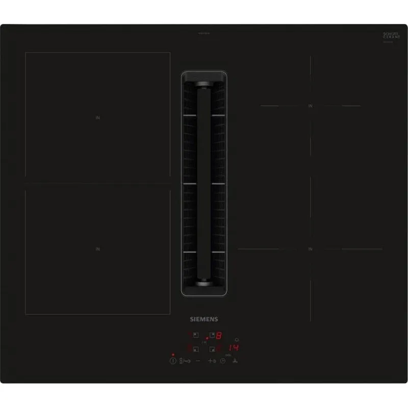 Piano cottura Siemens iQ300 ED611BS16E Induzione 60 cm 4 zone Nero