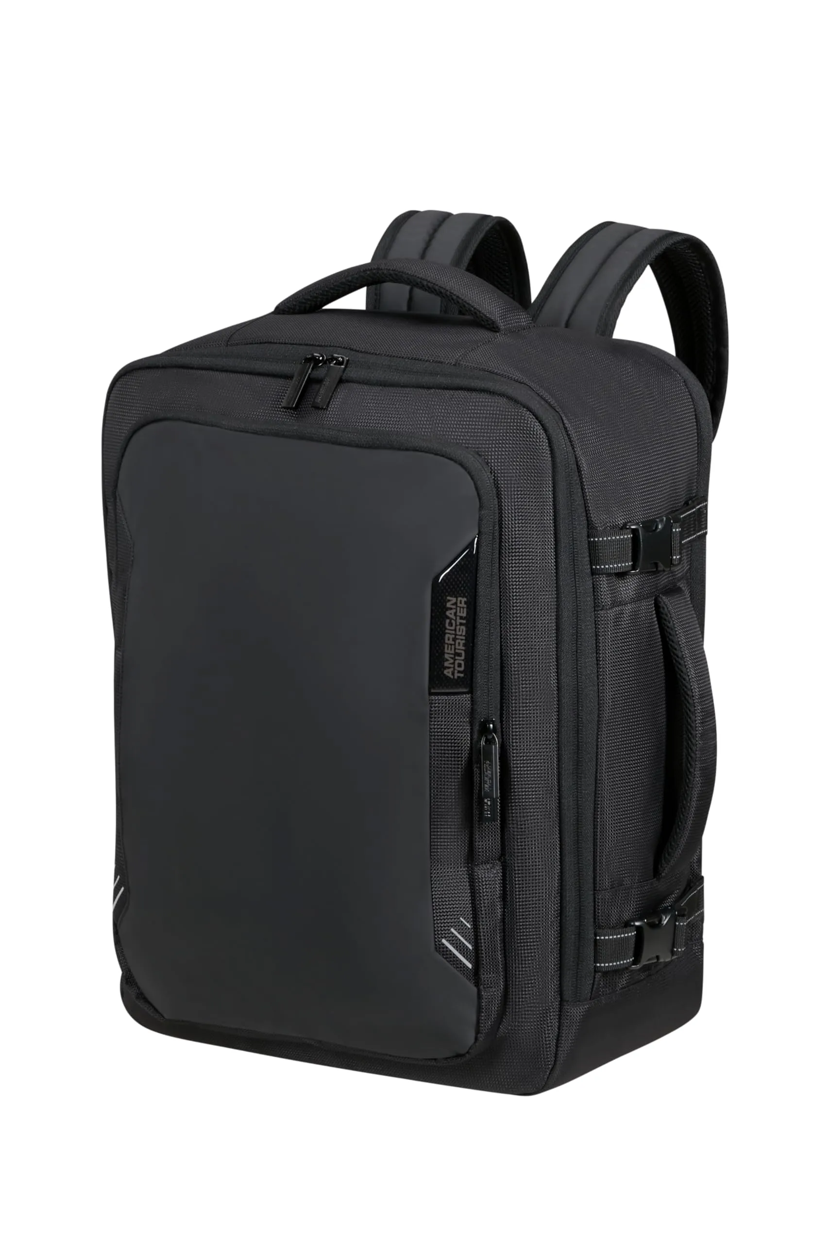 American Tourister Take2Cabin Pro - Borsa da cabina EasyJet (45 x 36 x 20 cm, 38 L, 0,80 kg) - Bagaglio a mano Underseat, Zaino aereo M Underseat, Nero Flash (Flash Black)