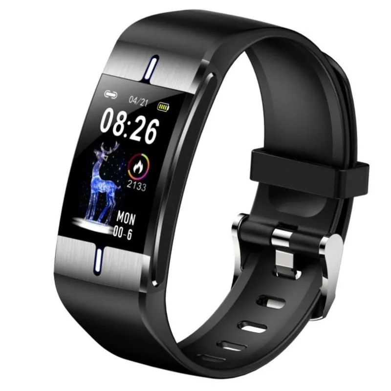 Bracciale attività Maxcom FW34 Bluetooth TFT Argento 10 giorni Monitor Cardio