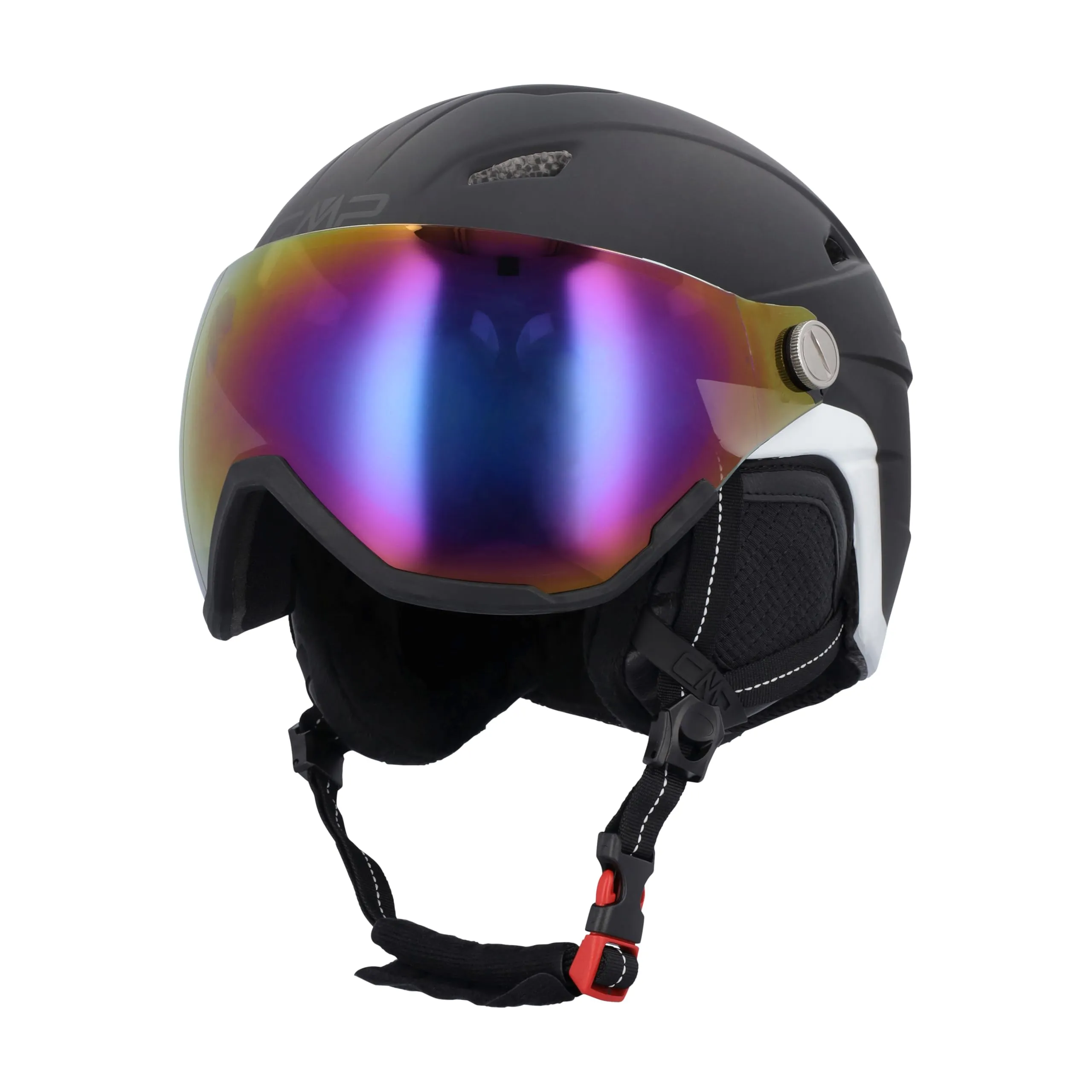 CMP - Casco da sci Wa-2 con visiera, Nero, M