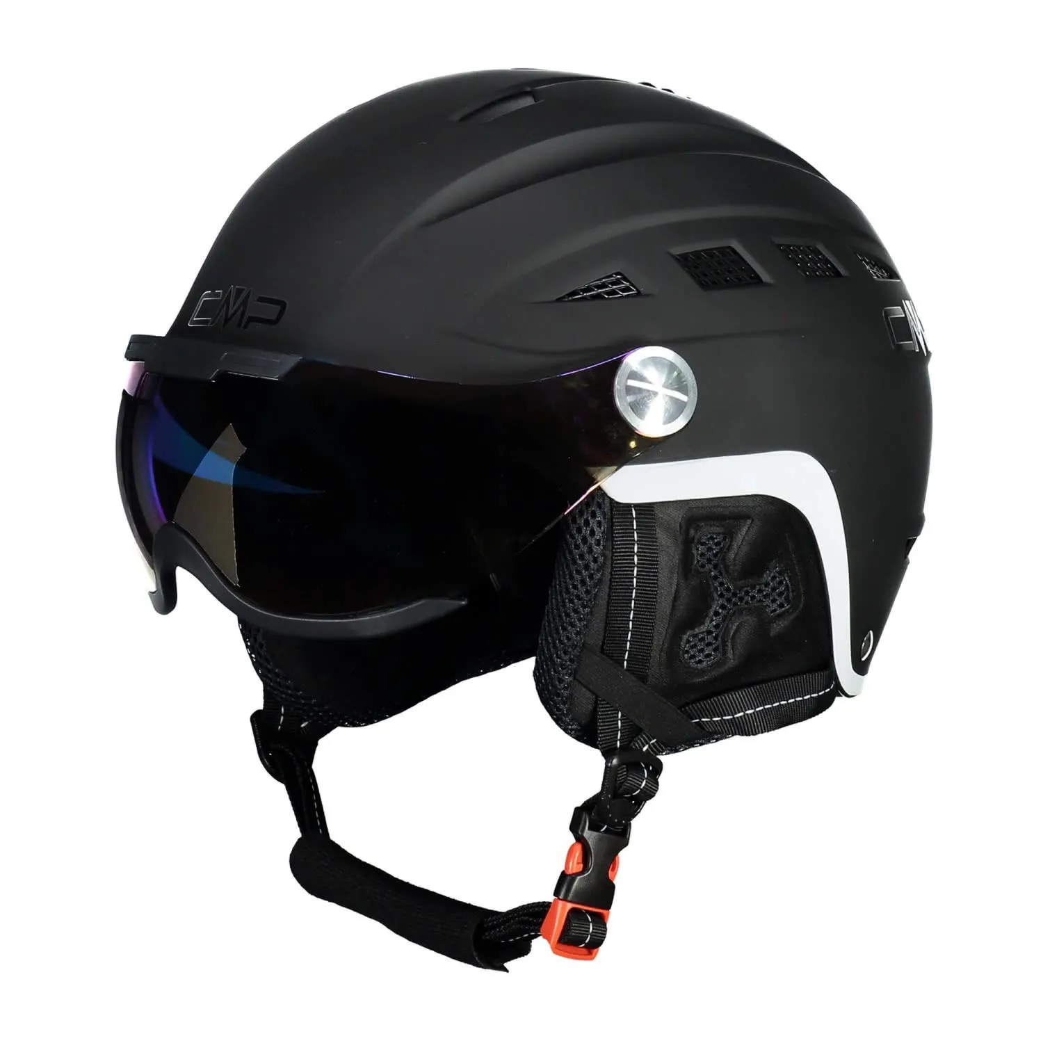 CMP - Casco da sci Wa-2 con visiera, Nero, XL