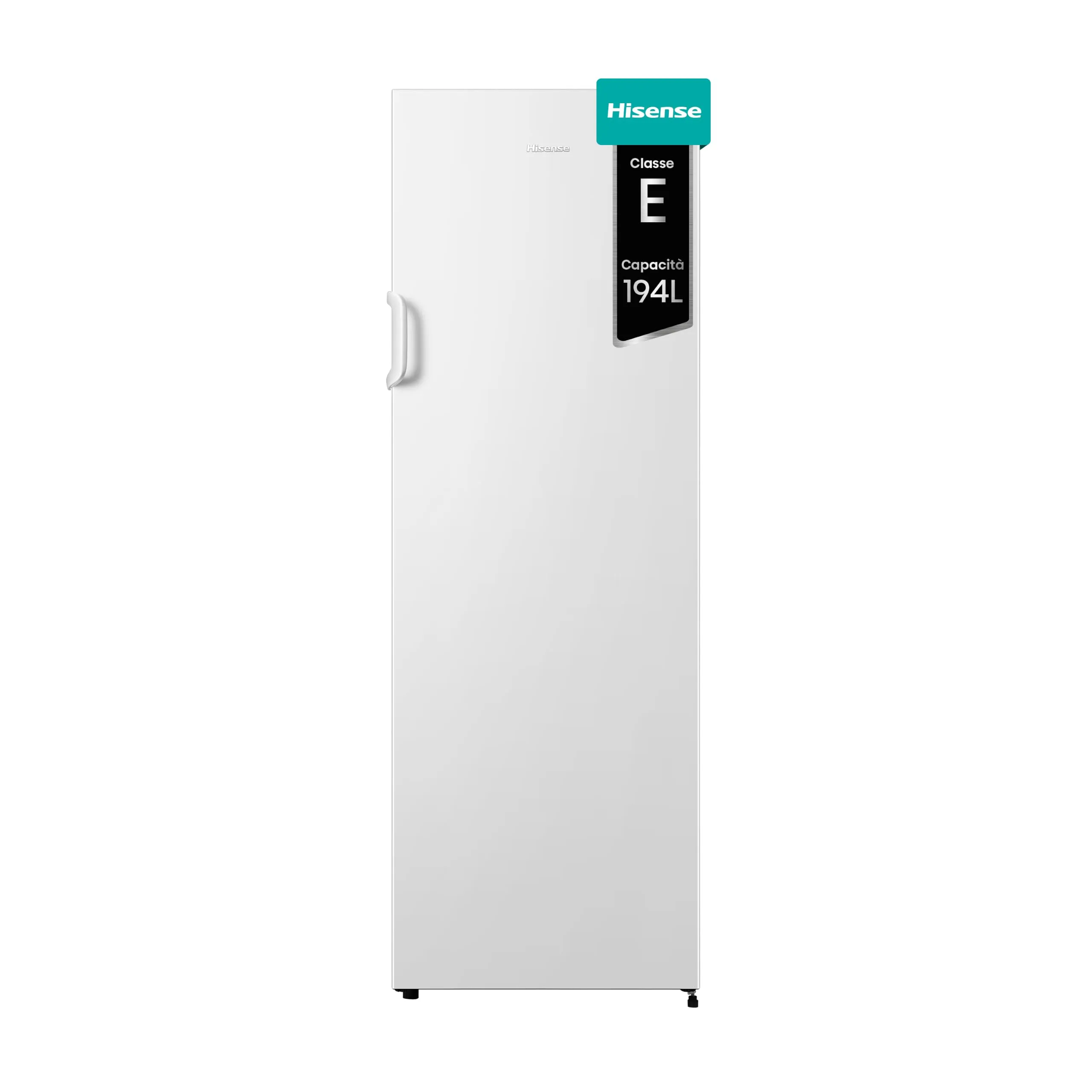 Hisense FV245N4AW2 Freezer Verticale, Total No Frost, 194 L, Bianco, Porte reversibili