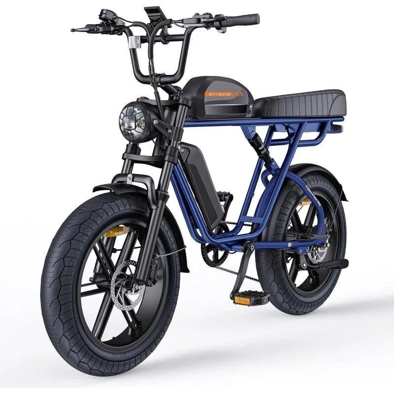 Bicicletta elettrica ENGWE M1 28,6 Ah doppia sospensione blu