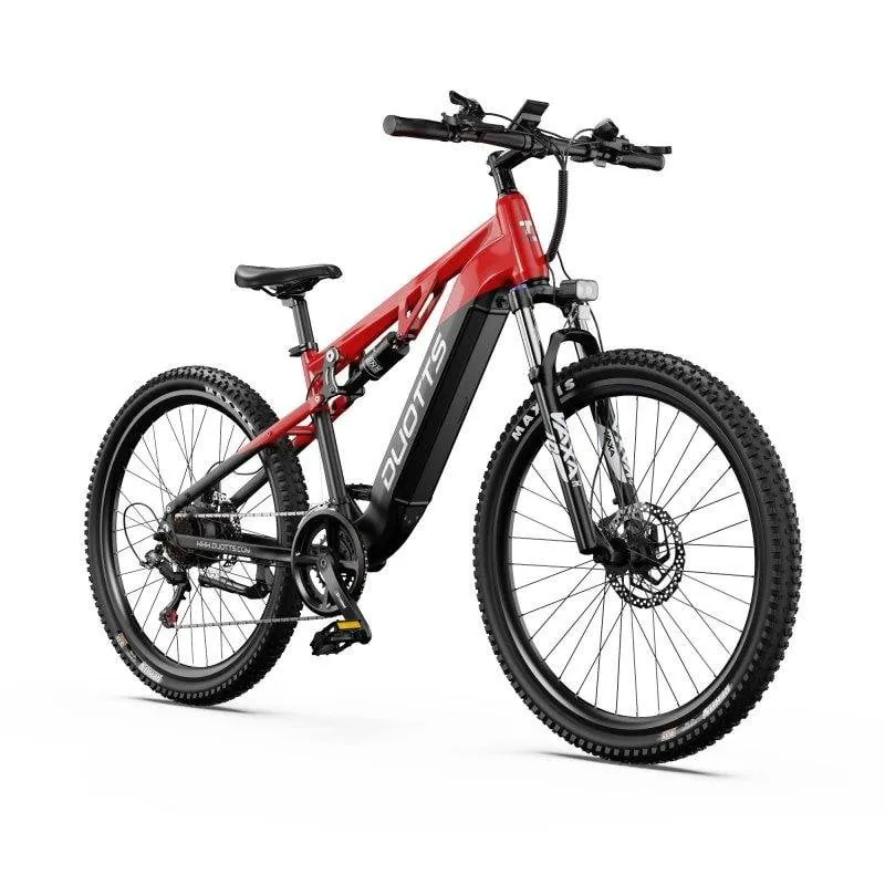 Bicicletta da montagna elettrica Duotts E29 rossa