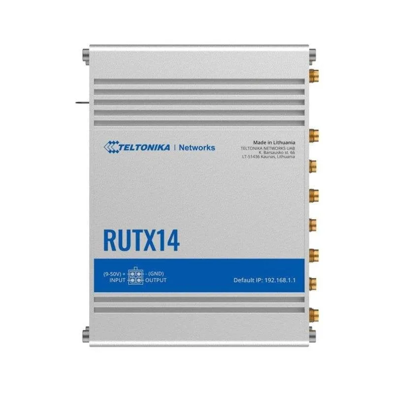 Router Teltonika RUTX14 4G LTE 600 Mbps WiFi 5 Dual SIM