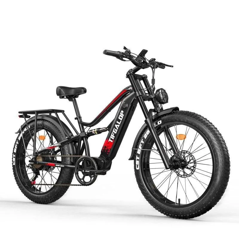 Bicicletta elettrica Cleytro ES7 48V 250W Doppia Sospensione 26x4 LCD