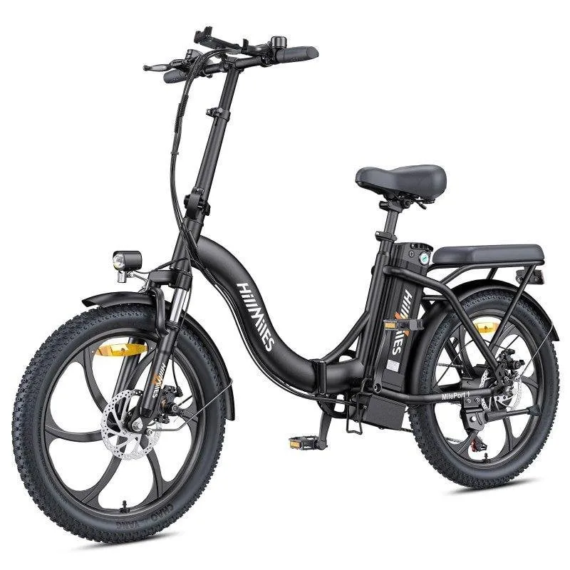 Bicicletta elettrica pieghevole HillMiles MilePort 1 Batteria rimovibile 36 V 13 Ah