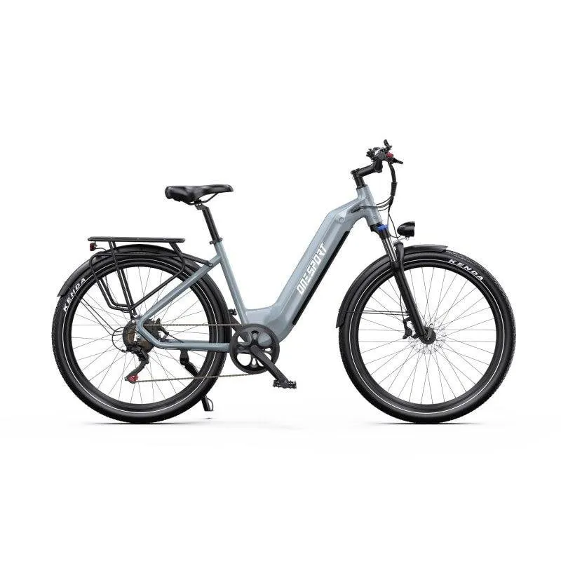 Bicicletta elettrica OneSport WT05 27,5" 250 W 36 V 18,2 Ah grigia