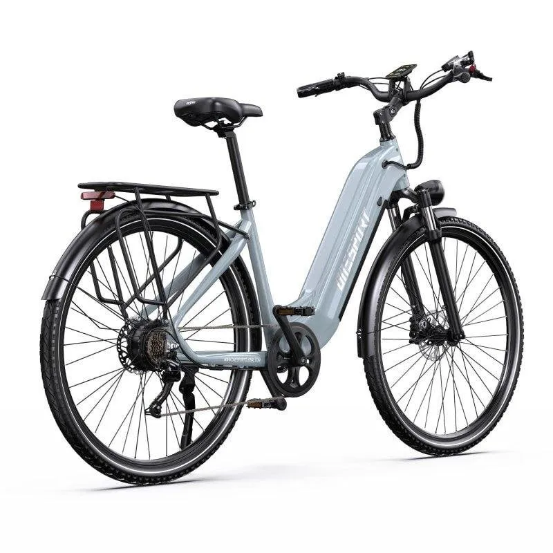 Bicicletta elettrica OneSport OT05Max 250W 36V 22,5Ah 700C grigia