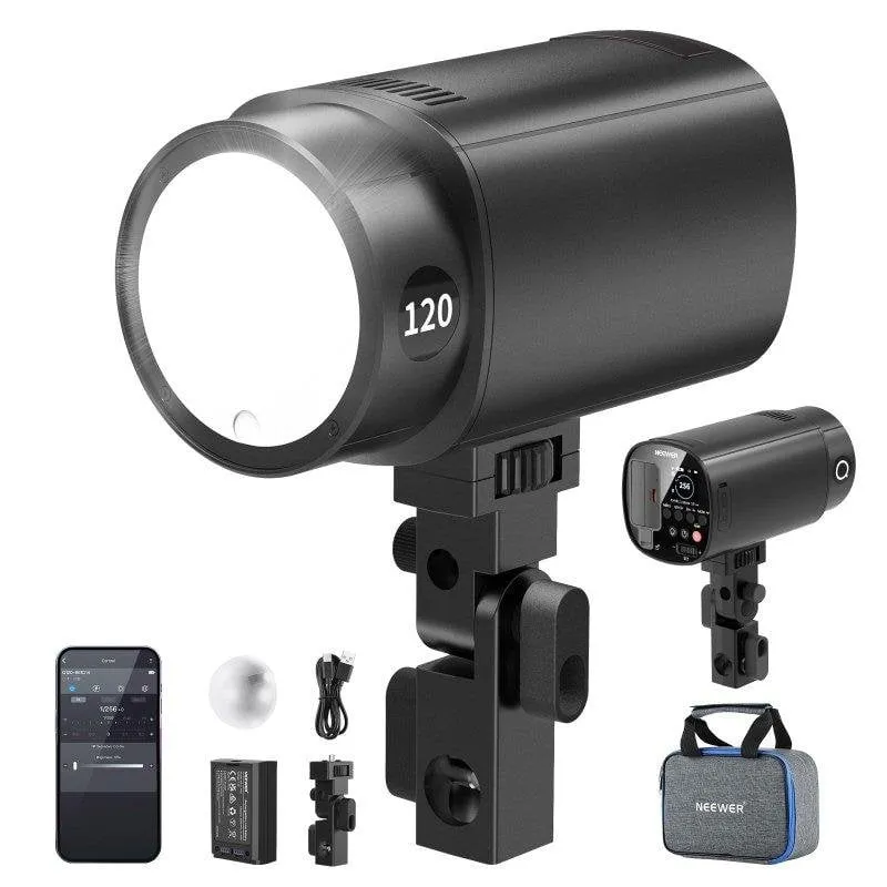 Flash da studio Portatile Neewer Q120 120Ws 5600K HSS