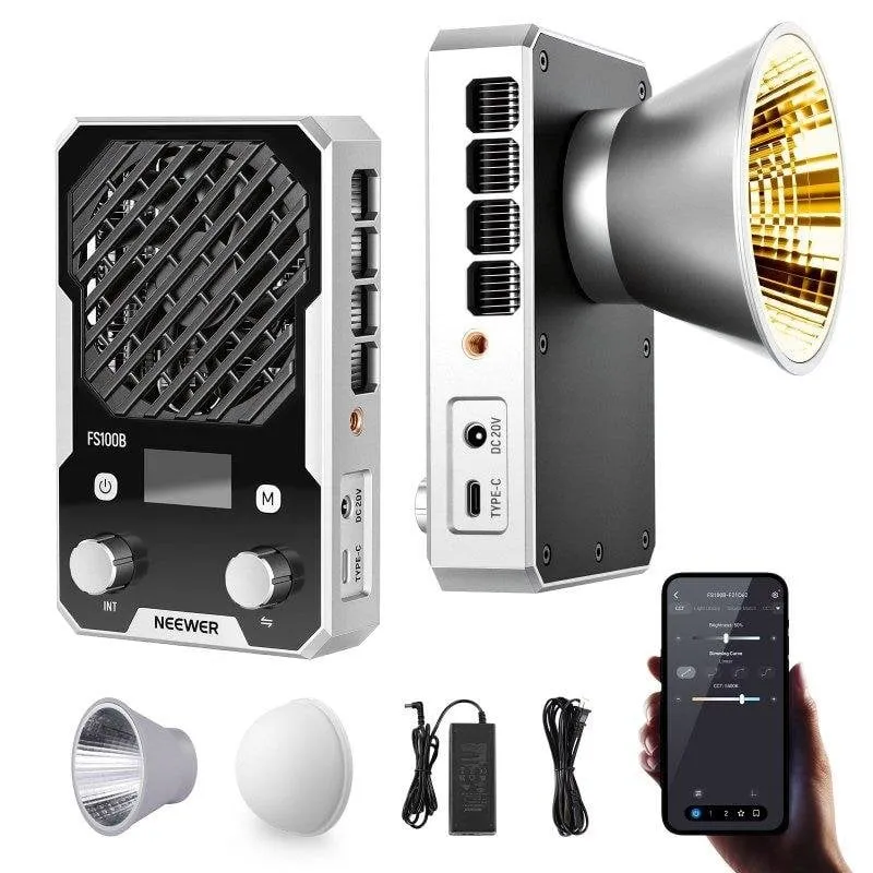 Luce LED COB Neewer FS100B 100W bi-colore portatile