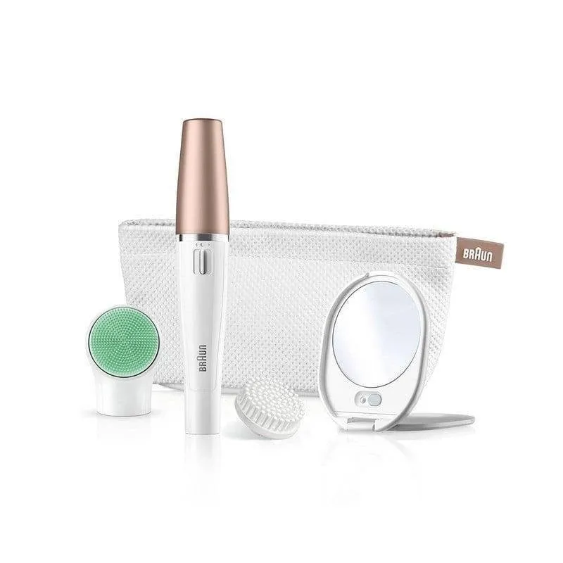 Epilatore Viso Braun FaceSpa 851V Senza Fili 3 Testine Wet & Dry