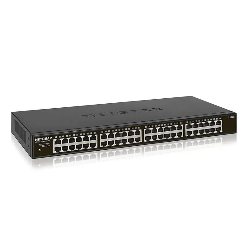 Switch non gestito Netgear GS348 48 porte Gigabit Ethernet 1U