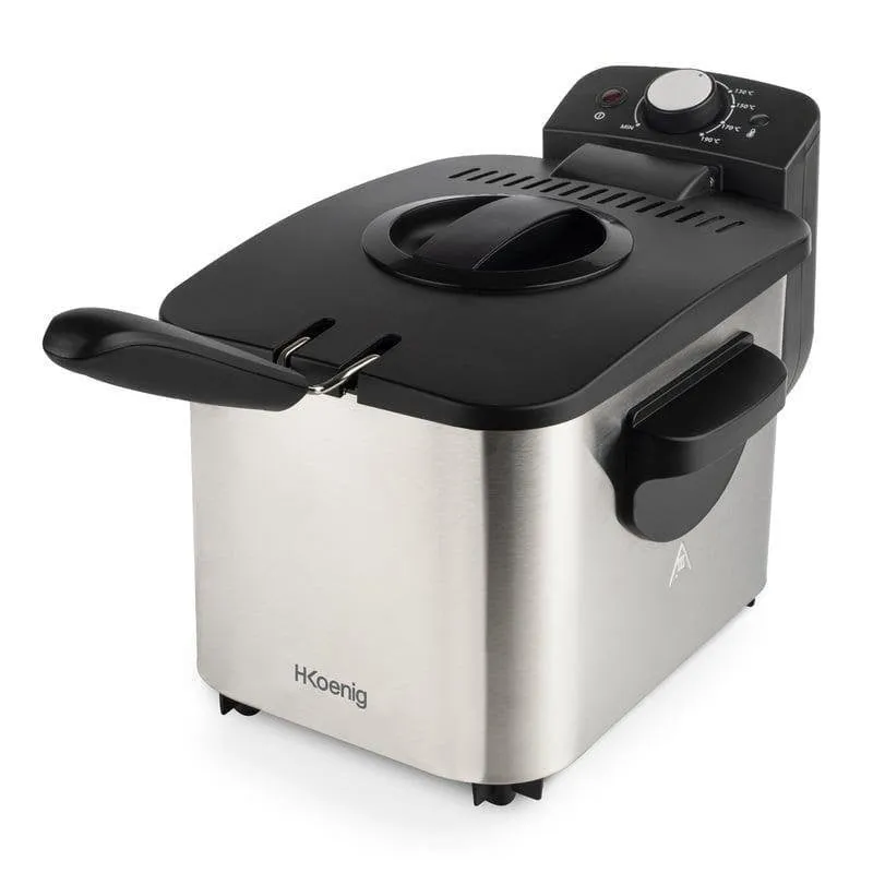 Friggitrice HKoenig DFX500 3 L 2200 W con termostato regolabile