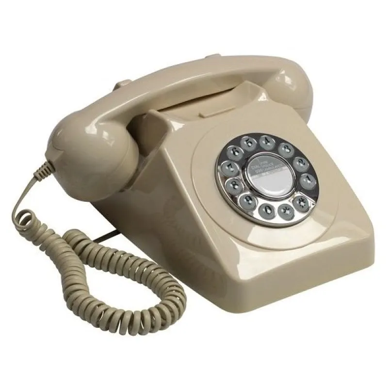 Telefono fisso retrò GPO 746 avorio