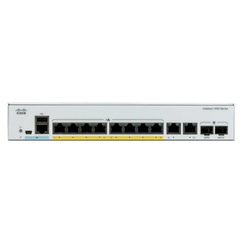 Switch Cisco Catalyst C1000-8FP-2G-L 8 porte Gigabit + 2 SFP