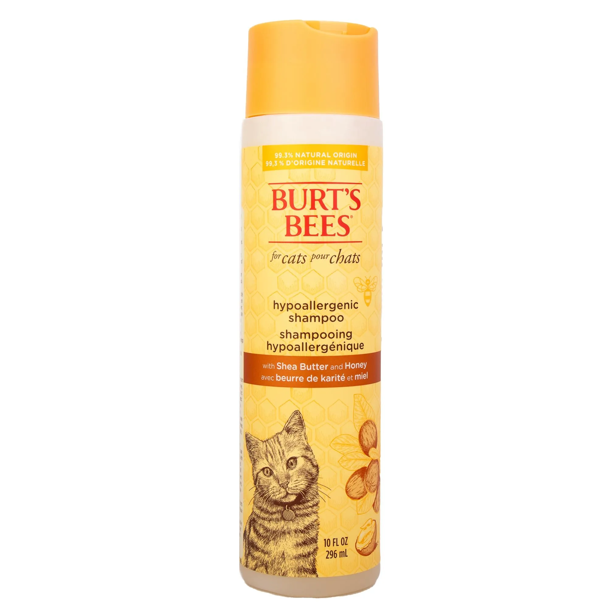 Burt's Bees - Sciampo Hypoallergenic per il burro & il miele del karitè dei gatti - 10 Florida. oncia.