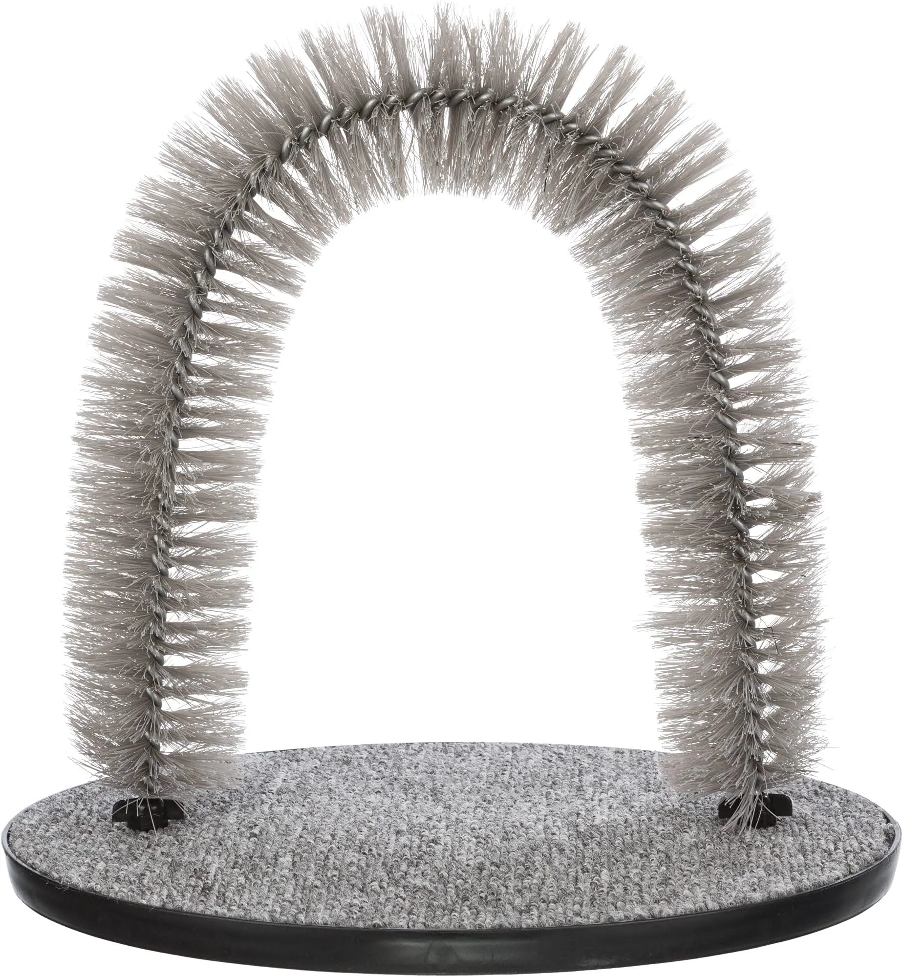 Trixie Gioco Gatto Arco per Massaggio e Cura del Pelo 36x33 cm Grigio