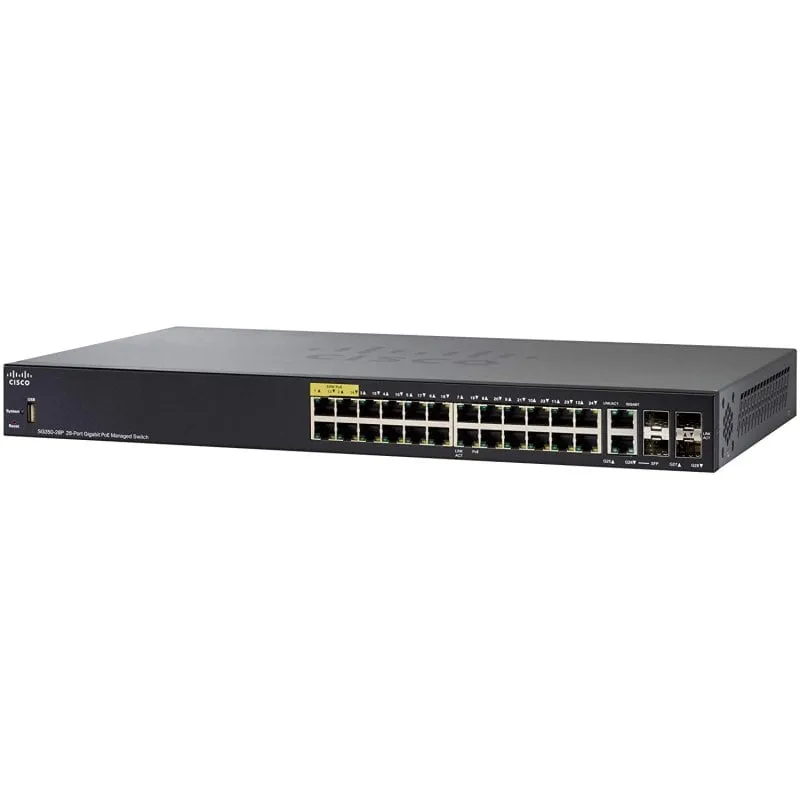 Switch Cisco SG350-28P 28 porte + 2 SFP+