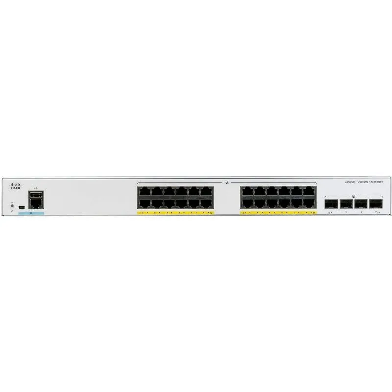 Porte Switch di rete Cisco C1000-24P-4X-L 24 GbE PoE+